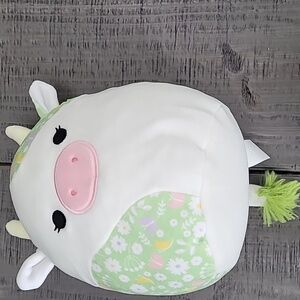 Squishmallows Ada Green and White Cow Plush 8 Inch